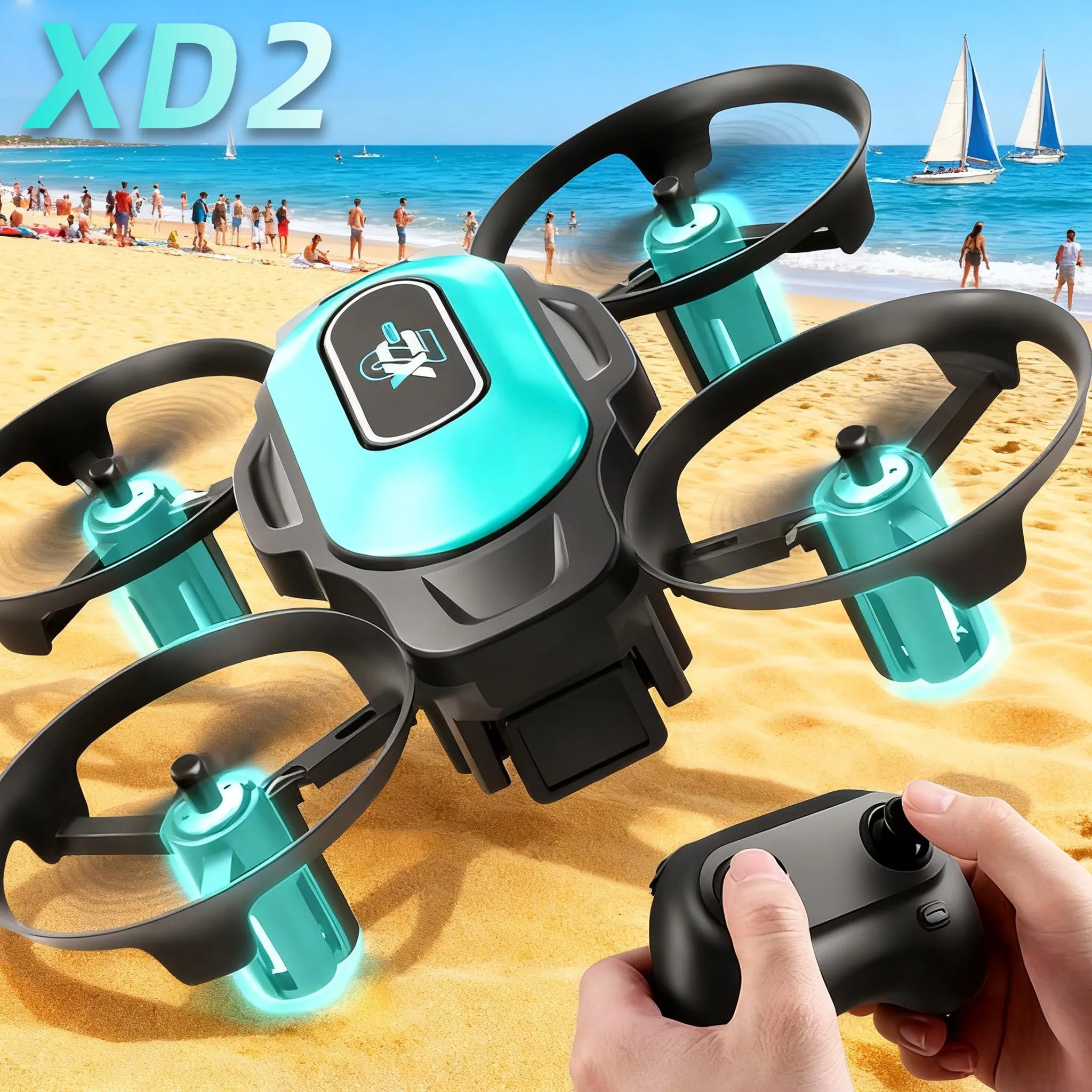 Drone Remote Controller Lanyard - Mini dron XD2, 360 ° Akrobacje,