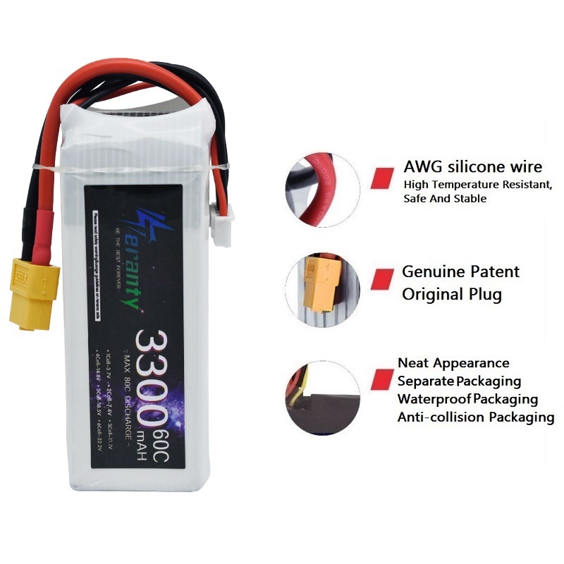 Akumulator LiPo 4S 3300mAh 60C – Drone Battery Adapter recenzja i cena