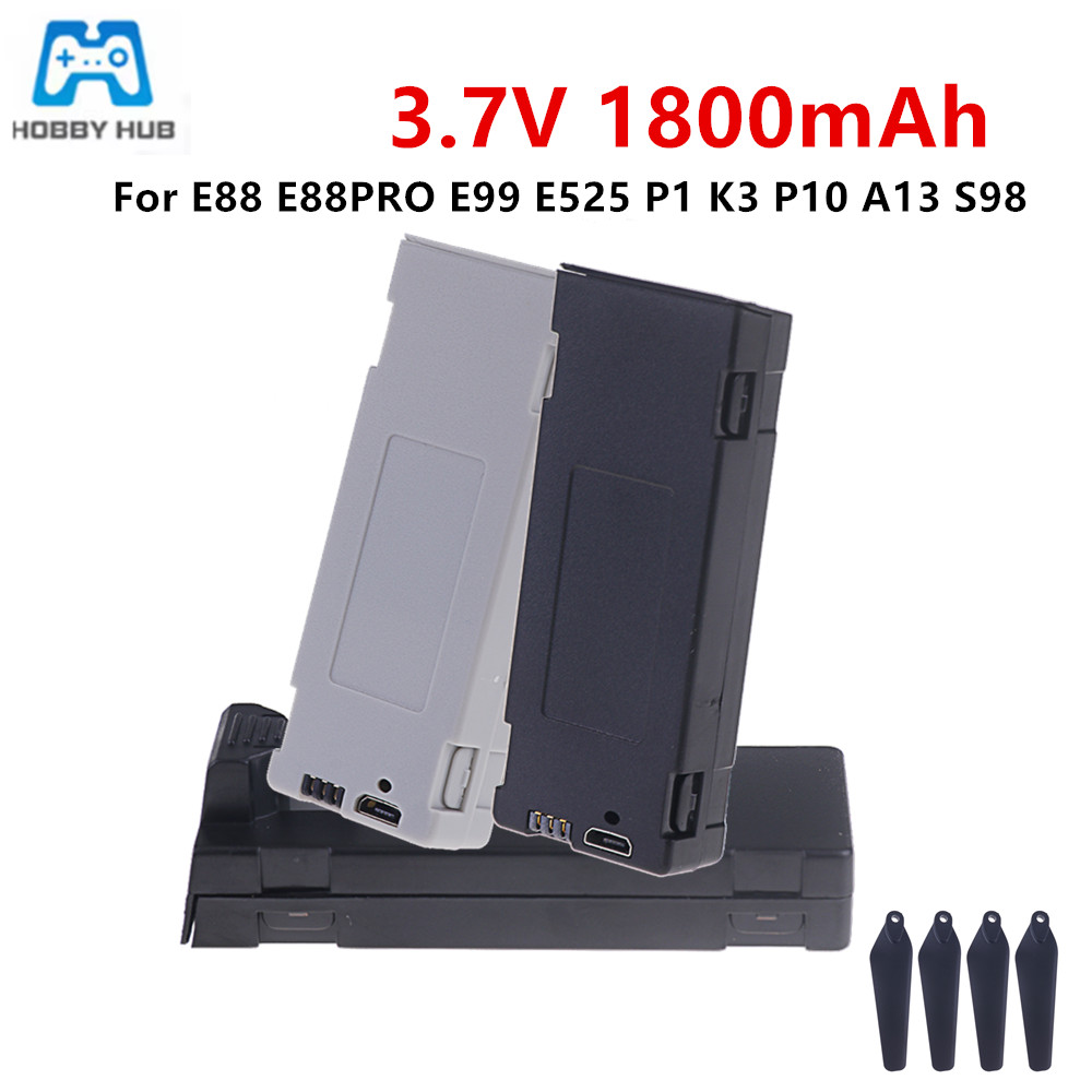 Akumulator E88, bateria 3.7V 1 – Drone Battery Charger recenzja i cena