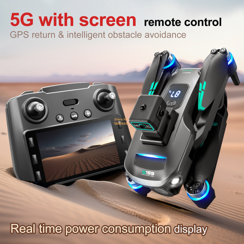 Podwójna kamera 8K 5G WIFI FPV – Drone Power Bank recenzja i cena