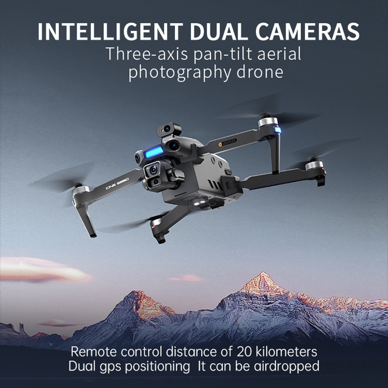 Nowy dron z podwójną kamerą 8K – Drone Battery Adapter recenzja i cena