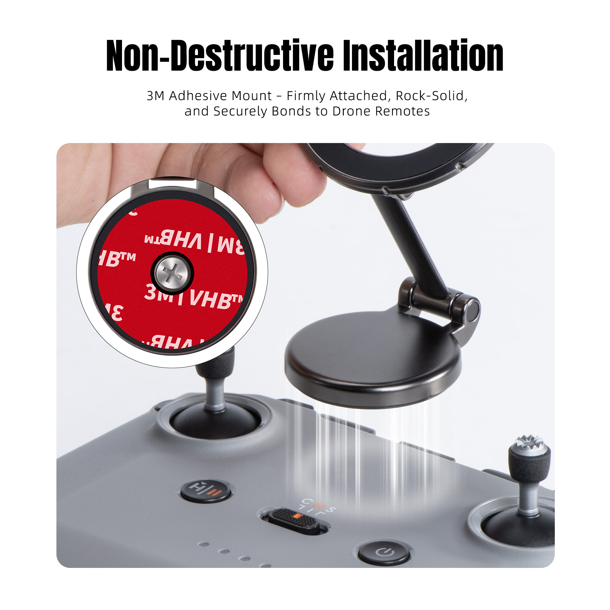 360 °   Obrotowy, składany, ma – Drone Tablet Mount recenzja i cena
