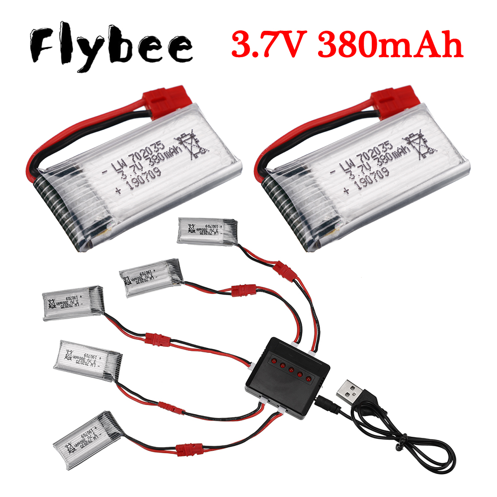 3.7V 380mAh akumulator z ładow – Drone Battery Charger recenzja i cena