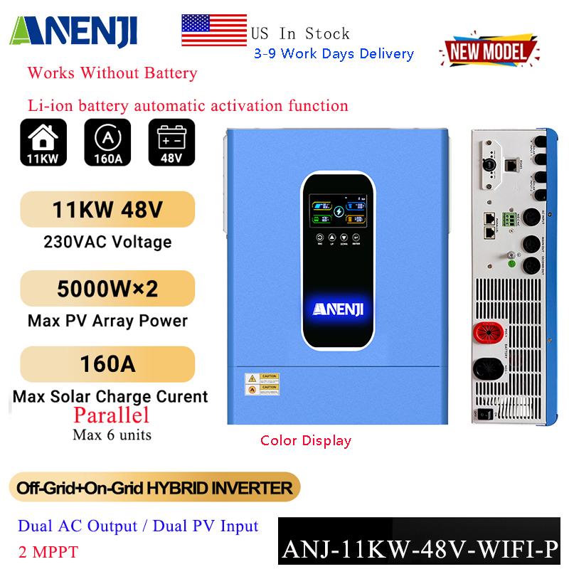 ANENJI 11KW 48V Hybrydowy Inwe – Drone Solar Charger recenzja i cena